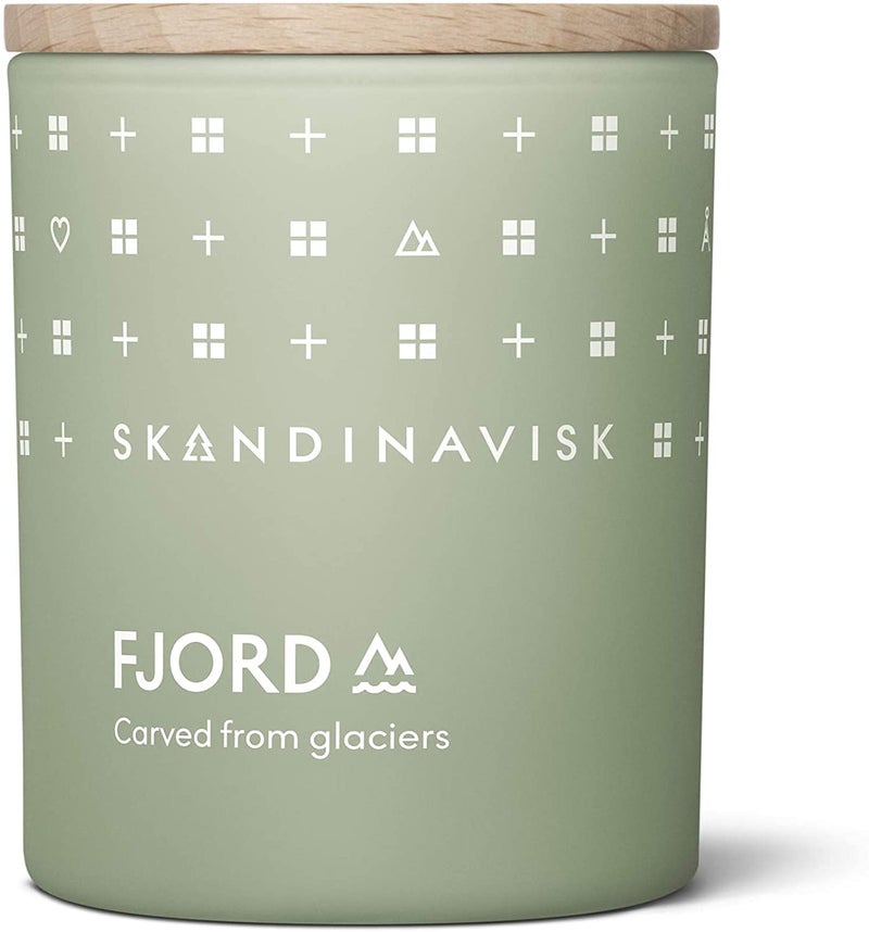 Skandinavisk Fjord Scented Candle. Fragrance Notes: Apple and Pear Blossom, Orchard Fruits and Redcurrants. 7.0 oz. - Image 1